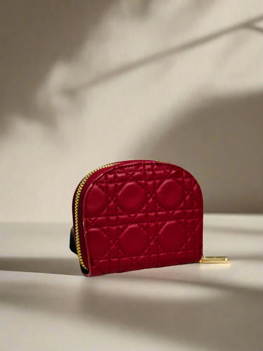 Ruby Quilted Pouch