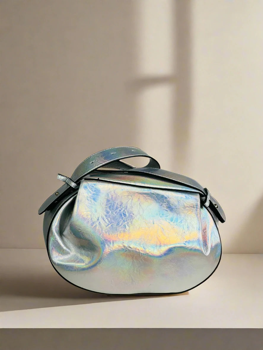 Holographic Silver Satchel