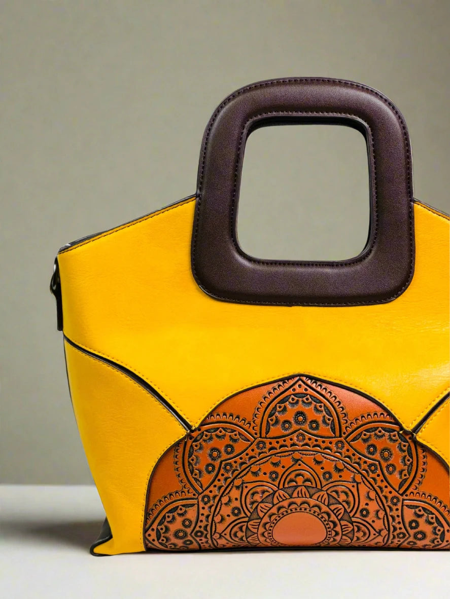 Golden Mandala Tote