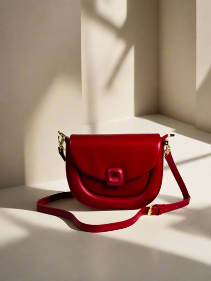 Crimson Charm Crossbody