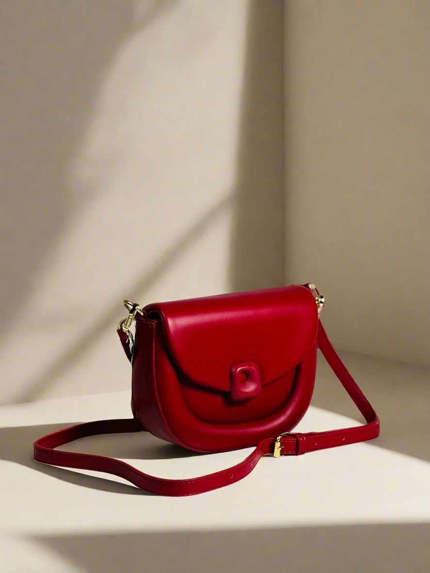 Crimson Charm Crossbody