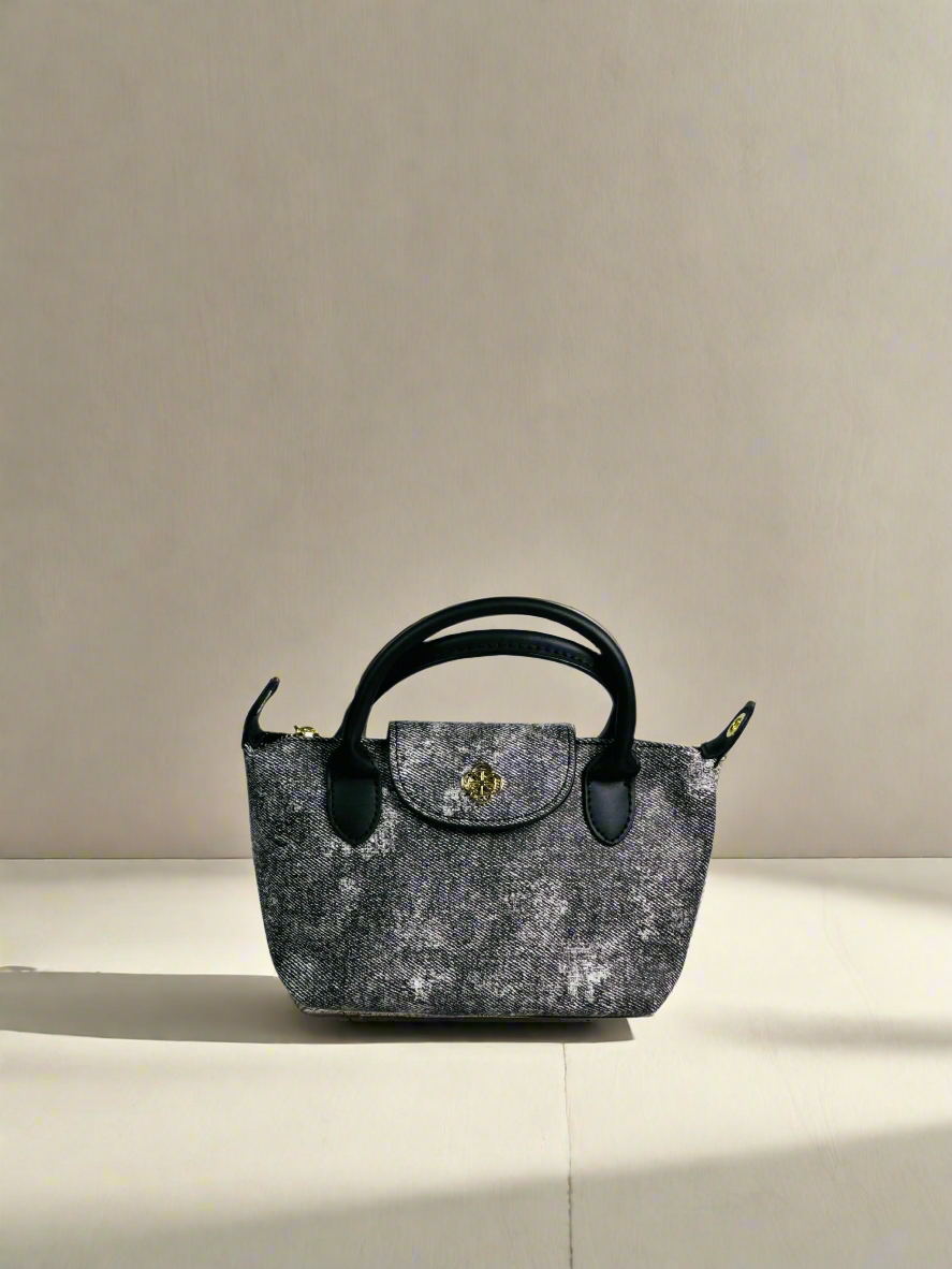 Gray Elegance Satchel