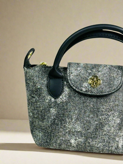 Gray Elegance Satchel