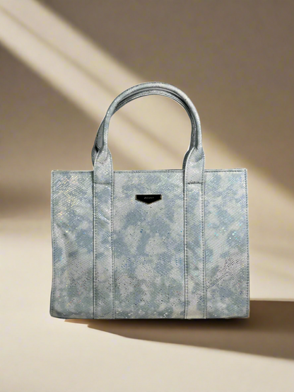 Azure Blossom Tote