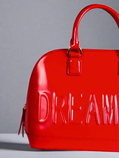 Red Glossy Dome Bag