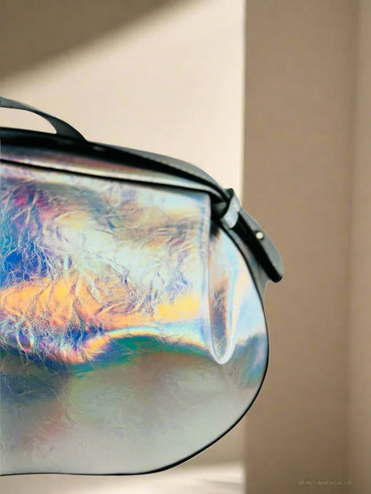 Holographic Silver Satchel