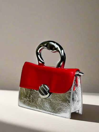 Crimson Frost Handbag