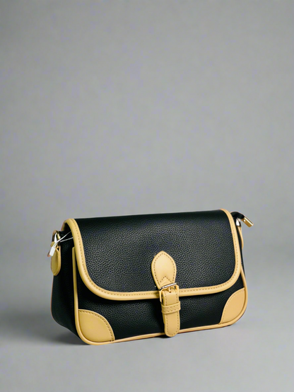 Black & Yellow Accent Clutch