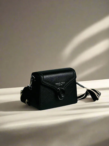 Black Minimalist Crossbody Bag