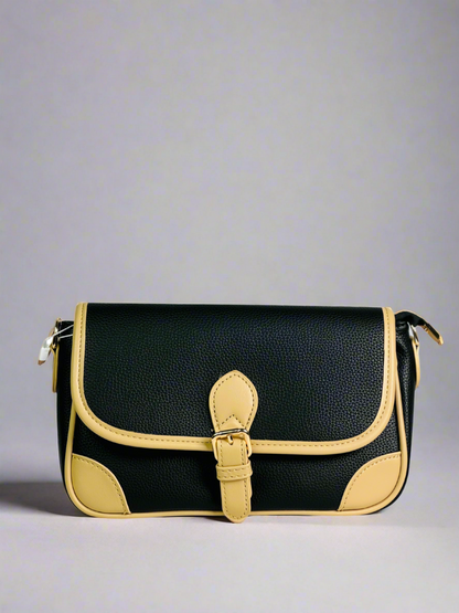 Black & Yellow Accent Clutch